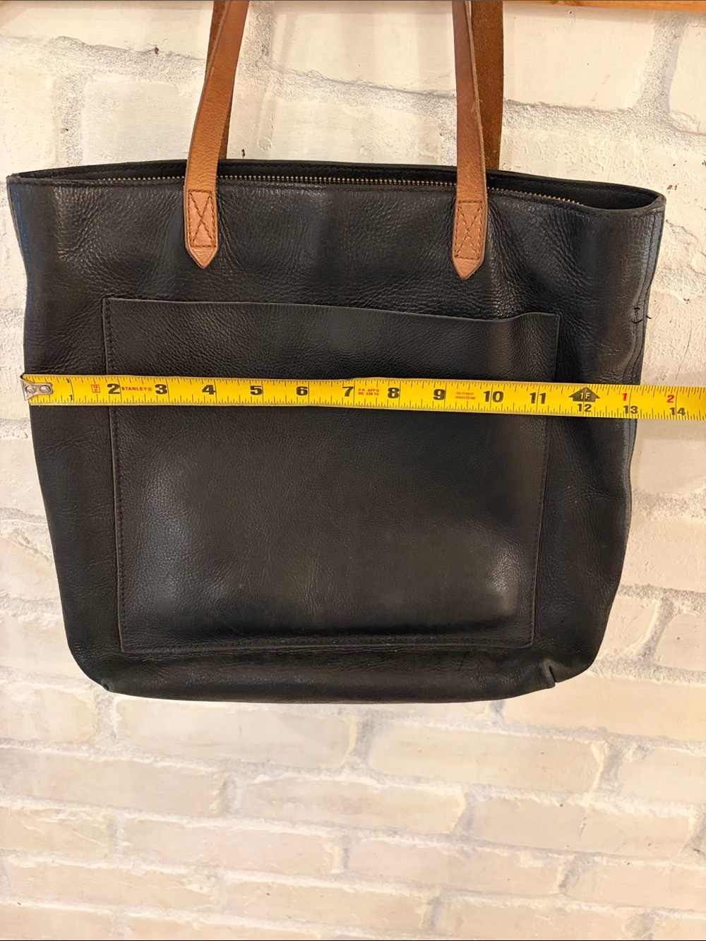 Zip-Top Medium Transport Tote by Madewell (B8) - Picture 7 of 9